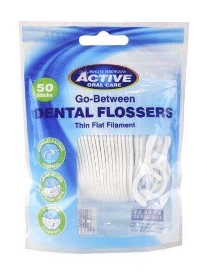Dental Flossers nicio-wykałaczki w torebce strunowej 50szt.